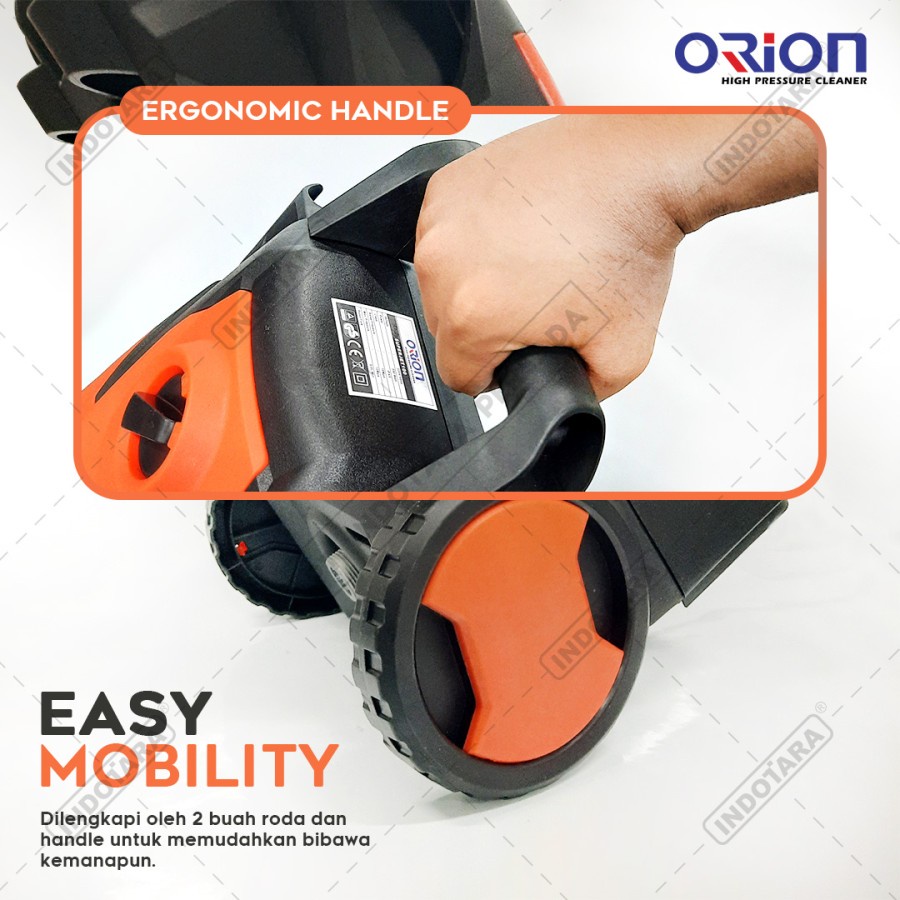 Alat steam cuci motor &amp; mobil Jet Cleaner - Orion SUPERJET100 - Dark Orange