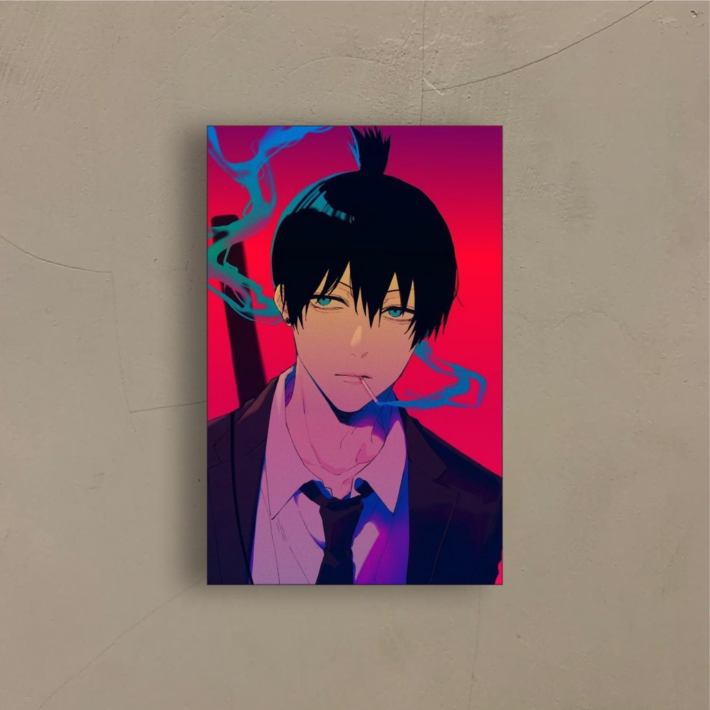 

Stiker Anime Hologram Aki Kun Chainsawman Case Hp dan Laptop 7,5 Cm