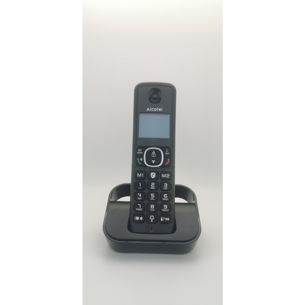 ALCATEL F860 Cordless Phone Telepon Wireless - Black