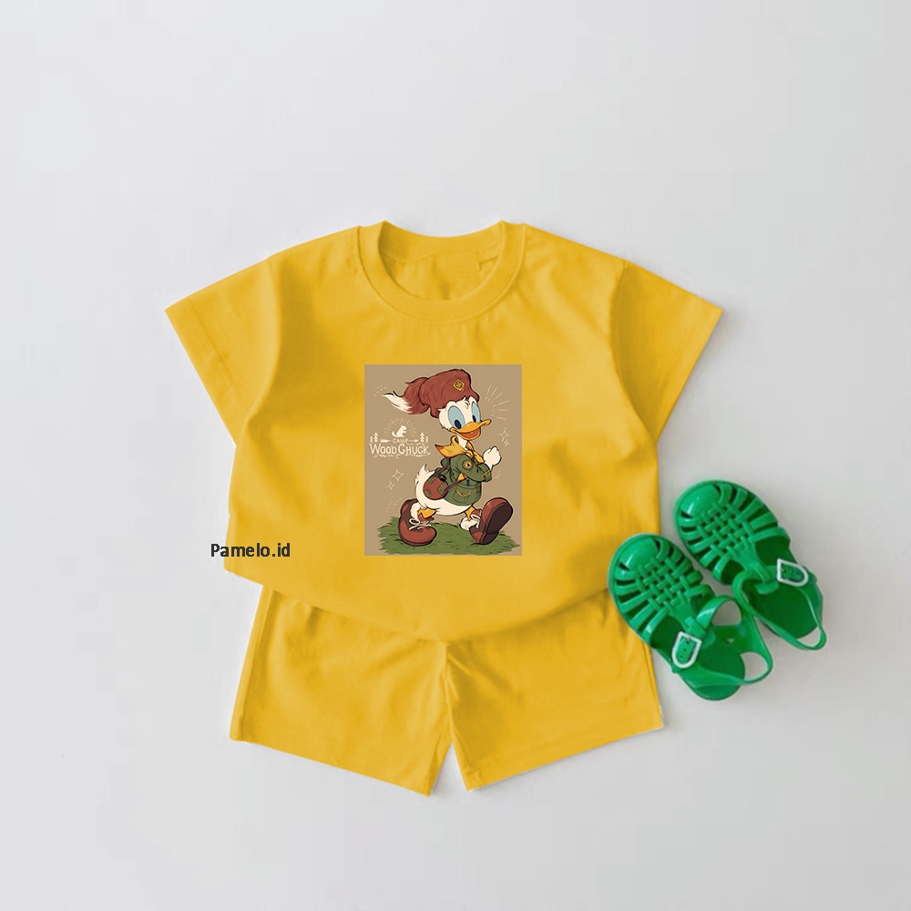 Pamelo.id Set Anak Viral / D0nal Camp / Fashion Anak / Stelan baju anak / Korea Style / Set Balita