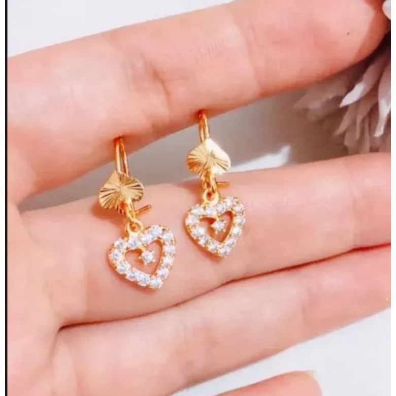 Anting Desi Love Anting Wanita Dewasa Anting Xuping Anti Luntur