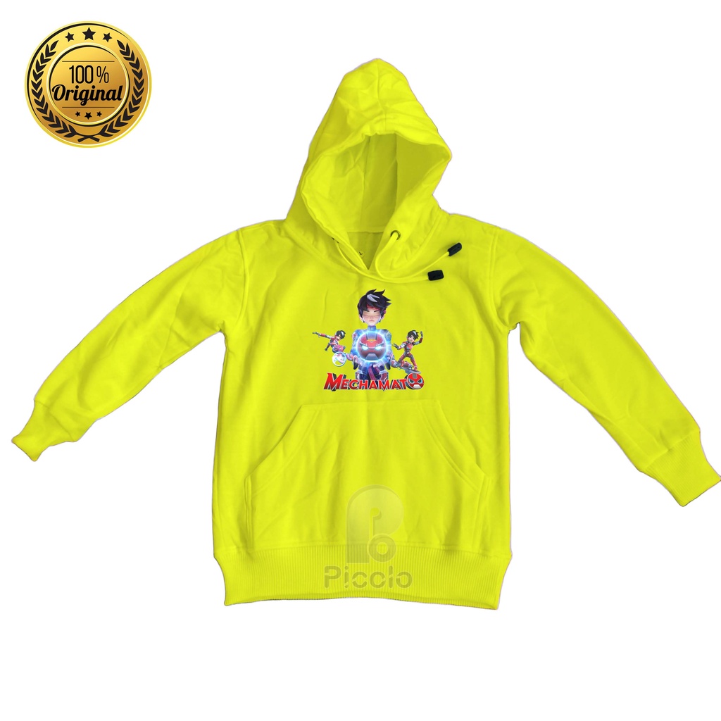 SWEATER HOODIE ANAK MOTIF KARTUN MECHAMATO UNISEX