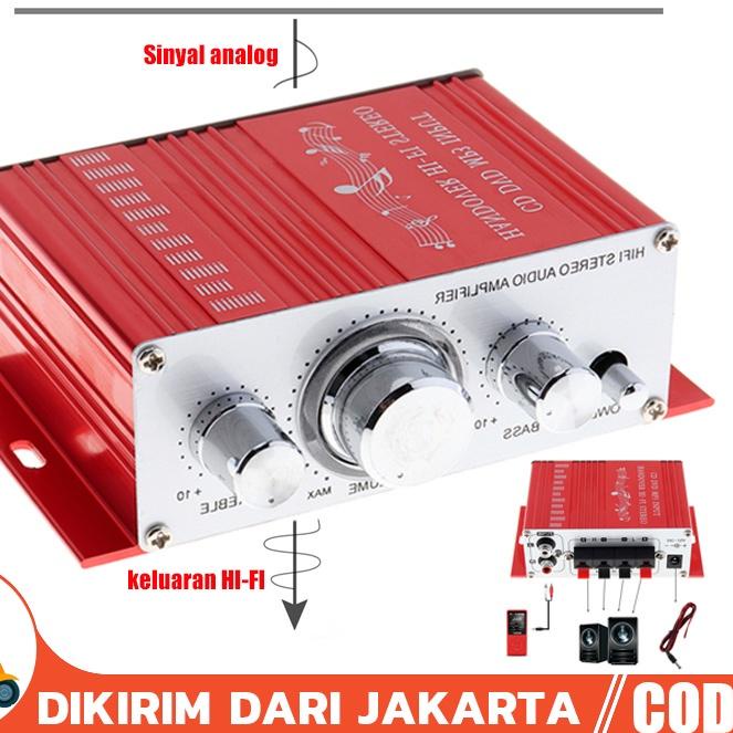 ▲ Ampli Mini HiFi Stereo Power Amplifier 12V 20W 2 Channel Power Amplifier Mini Mobil ✸