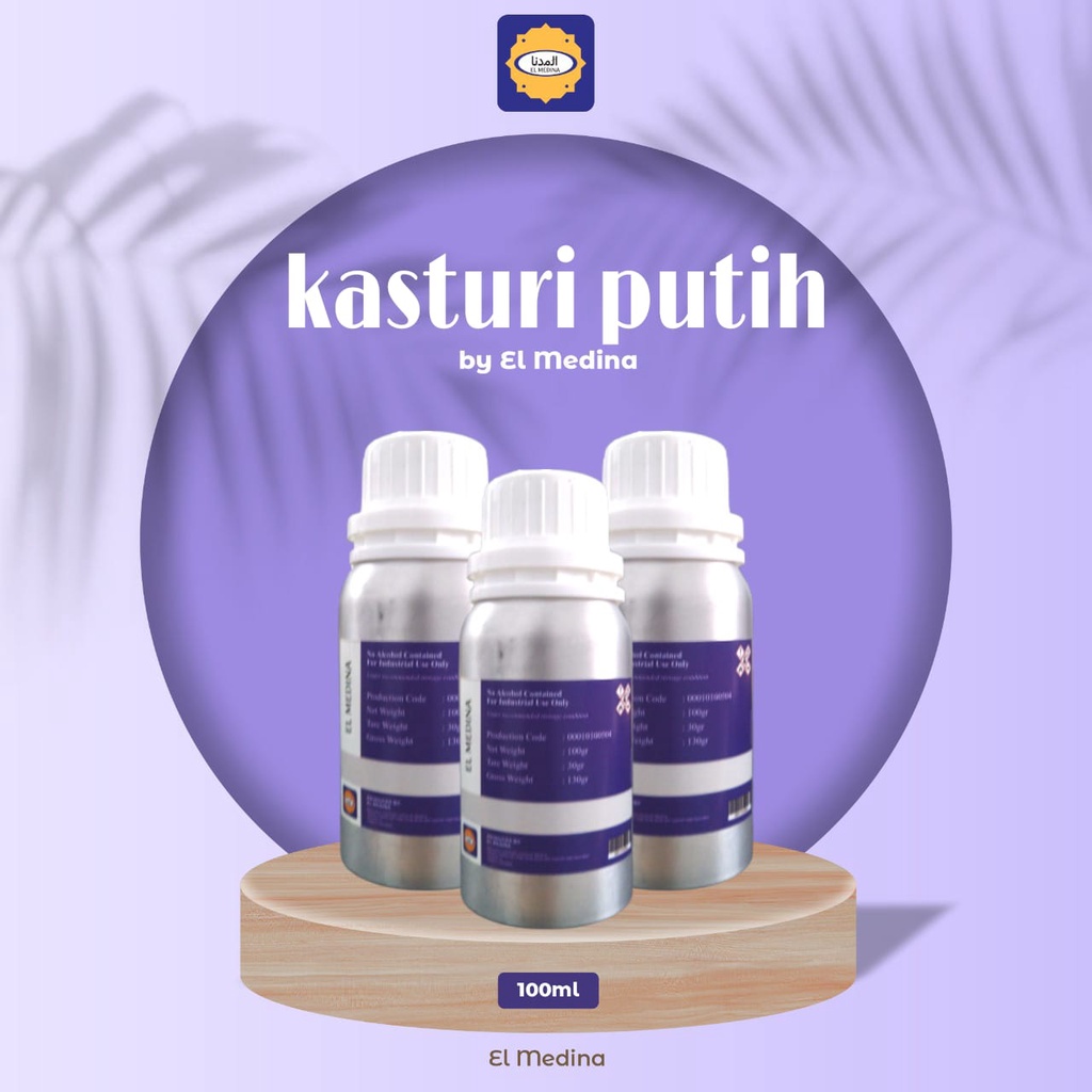 PARFUM BIBIT KASTURI PUTIH bibit parfum kasturi putih segel berkwalitas dan mewah parfum pria parfum