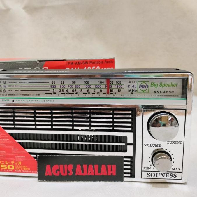 ❊ ✅cod speaker Radio internasional /souness 4250 radio AM FM SW 2/radio internasional/radio portable