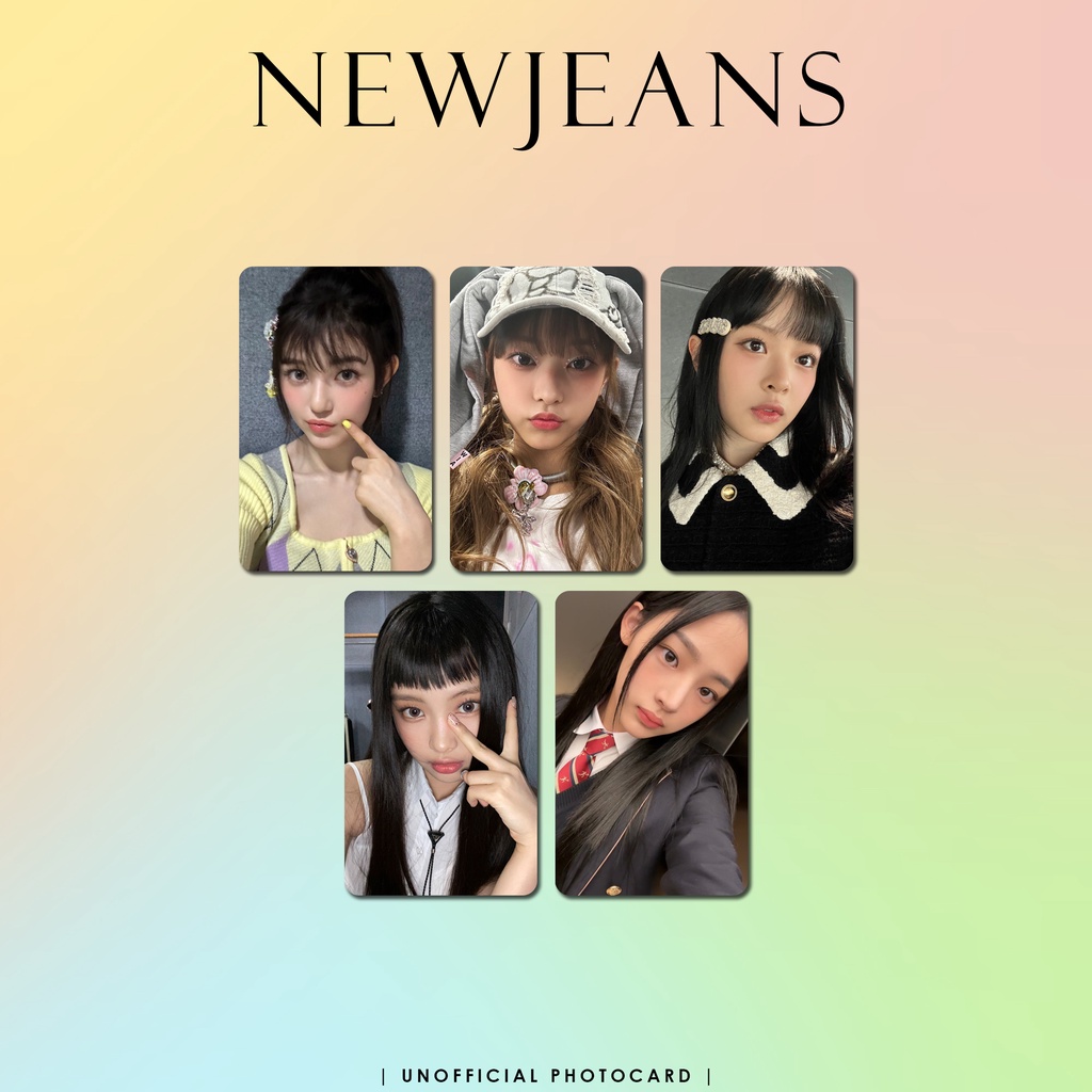 UNOFFICIAL PHOTOCARD NEWJEANS SELCA