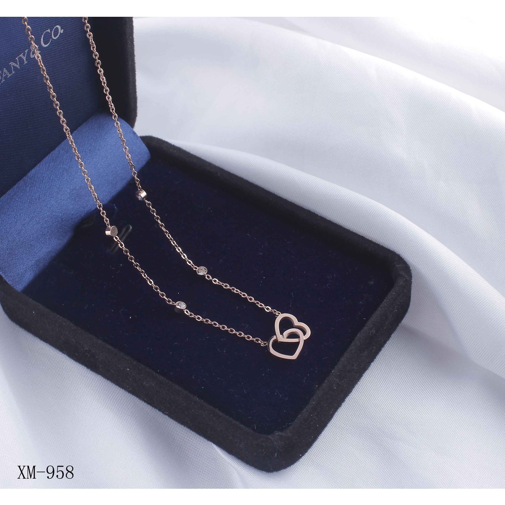 Kalung Titanium Anti Karat Perhiasan Fashion 958/939/183