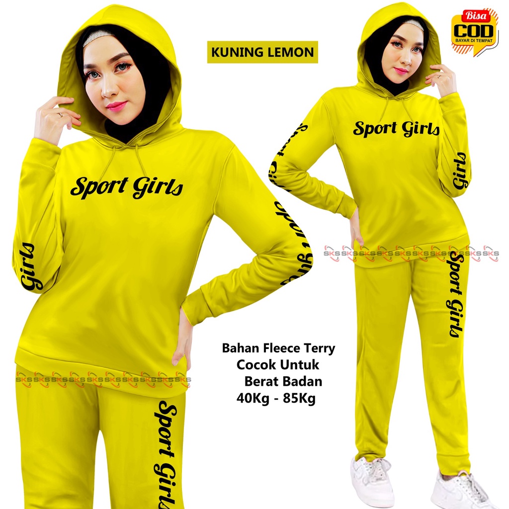 Setelan Olahraga Wanita sweater Hoodie Suiter, BISA COD &amp; Gratis Ongkir TM 000114 A Setelan Olahraga Training Senam Olahraga Wanita Sweater Kaos Lengan + Celana Panjang sportswear suit Training suit Trening Olahraga Kostum Senam Joging Baju Olahraga