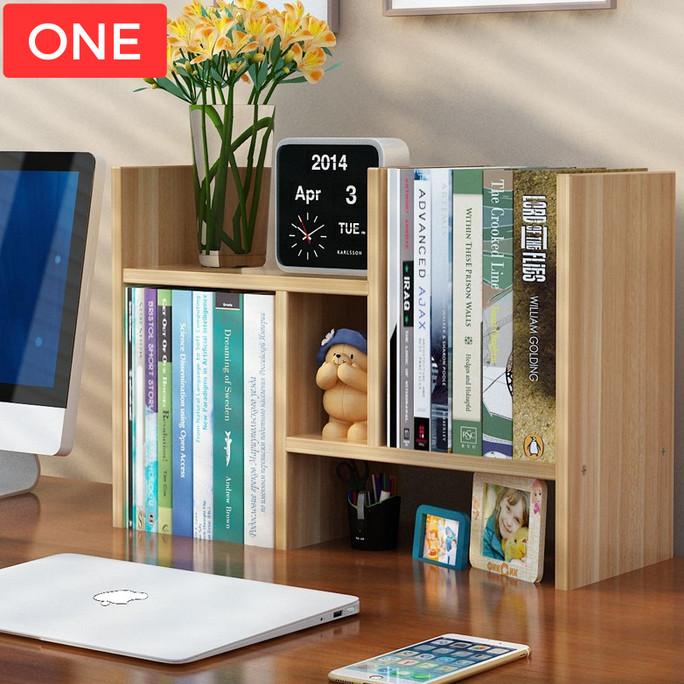 Rak Buku Minimalis Rak Meja Belajar Rak Buku Laci Atas Meja Kantor