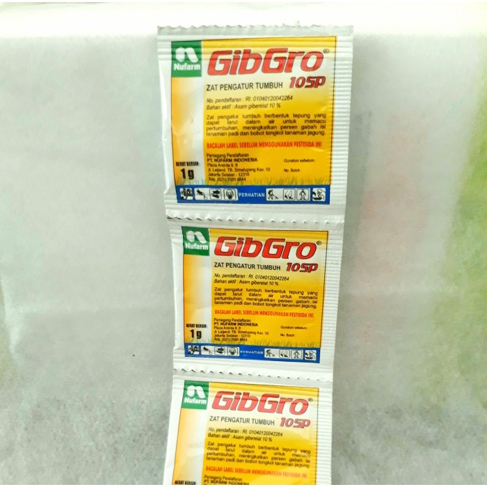 ZPT GIBGRO Zat Pengatur Tumbuh Tanaman GA3 Gibro