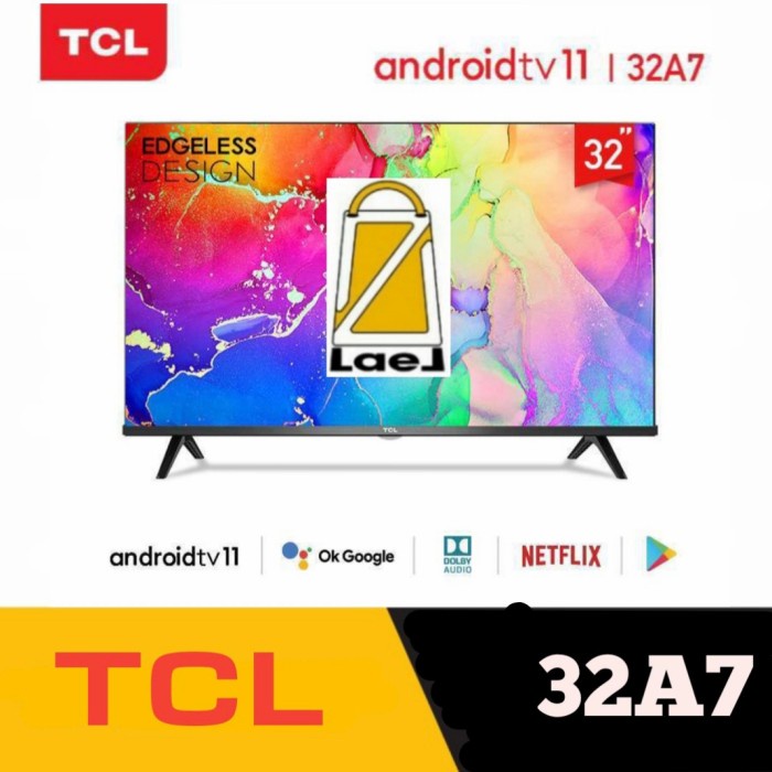 TCL 32A7 ANDROID TV 32 INCH smart tv 32" TCL digital tv android 11