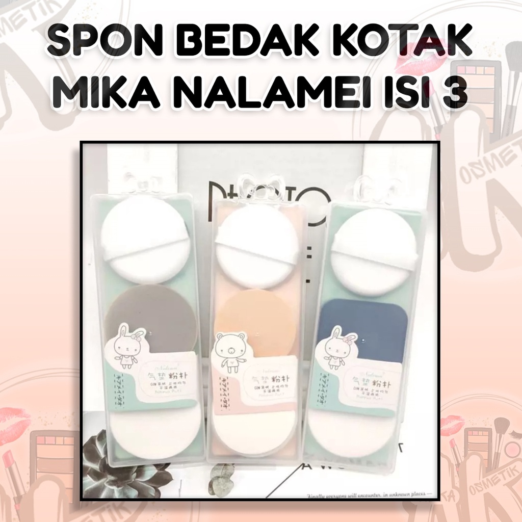 SPONS BEDAK PADAT ISI 3 BOX MIKA NALAMEI