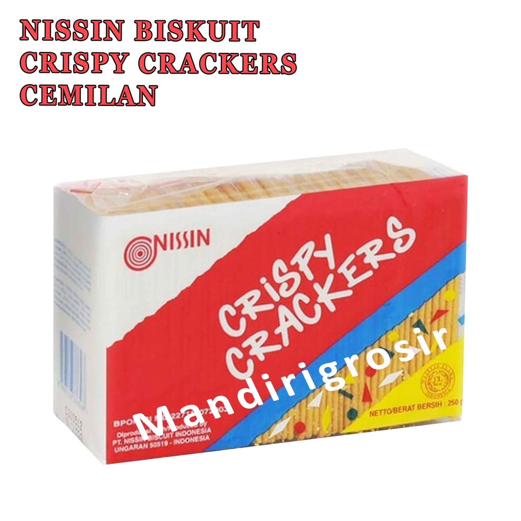 CEMILAN* NISSIN CRISPY CRACKERS 250g* BISKUIT