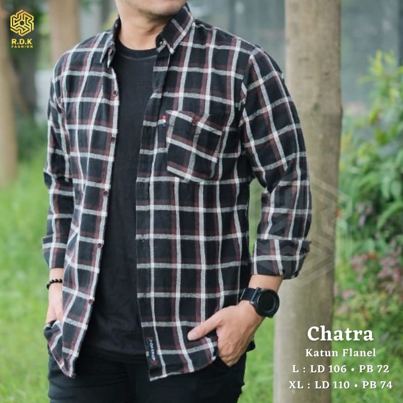 FLANEL Panjang Motif Kotak By RDK | Kemeja Flanel Lengan Panjang