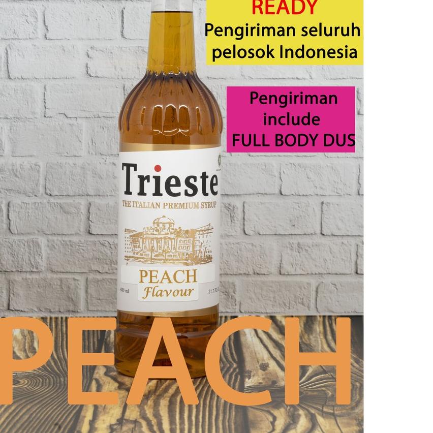 

✼ TRIESTE SYRUP PEACH ☑