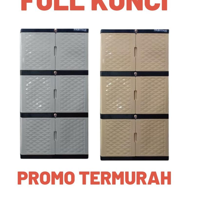 ✰ LEMARI PLASTIK KUNCI MINI TABITHA SUSUN 3 ❃