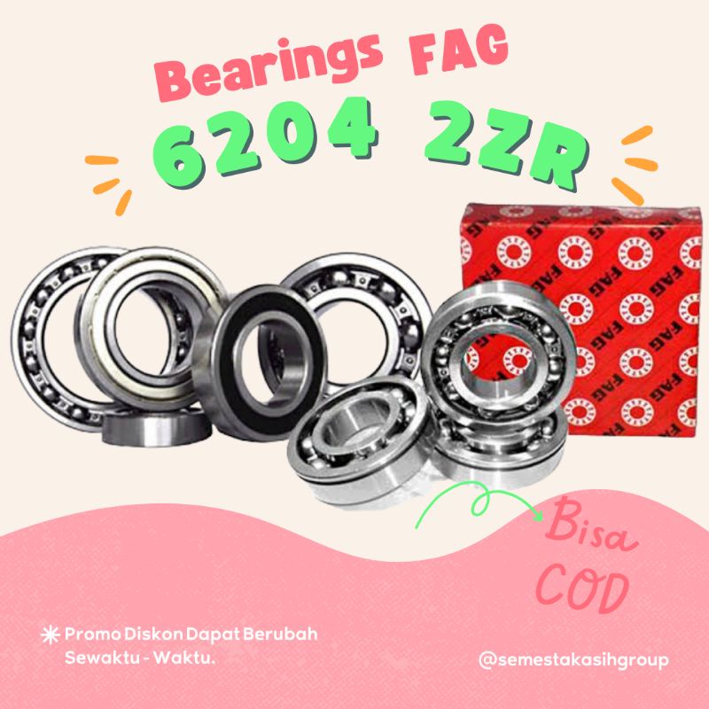 Bearing FAG 6204  2ZR