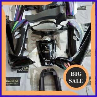limited stock Cover Body Set Tanpa Batok Belakang Dan Spakbor Depan KAWASAKI BLITZ BLITZ R 112 Hitam
