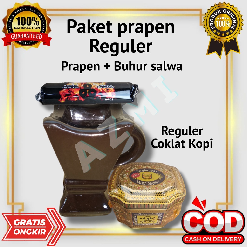 Paket Prapen Reguler Dan Buhur Salwa Odour Surrati + Arang Briket