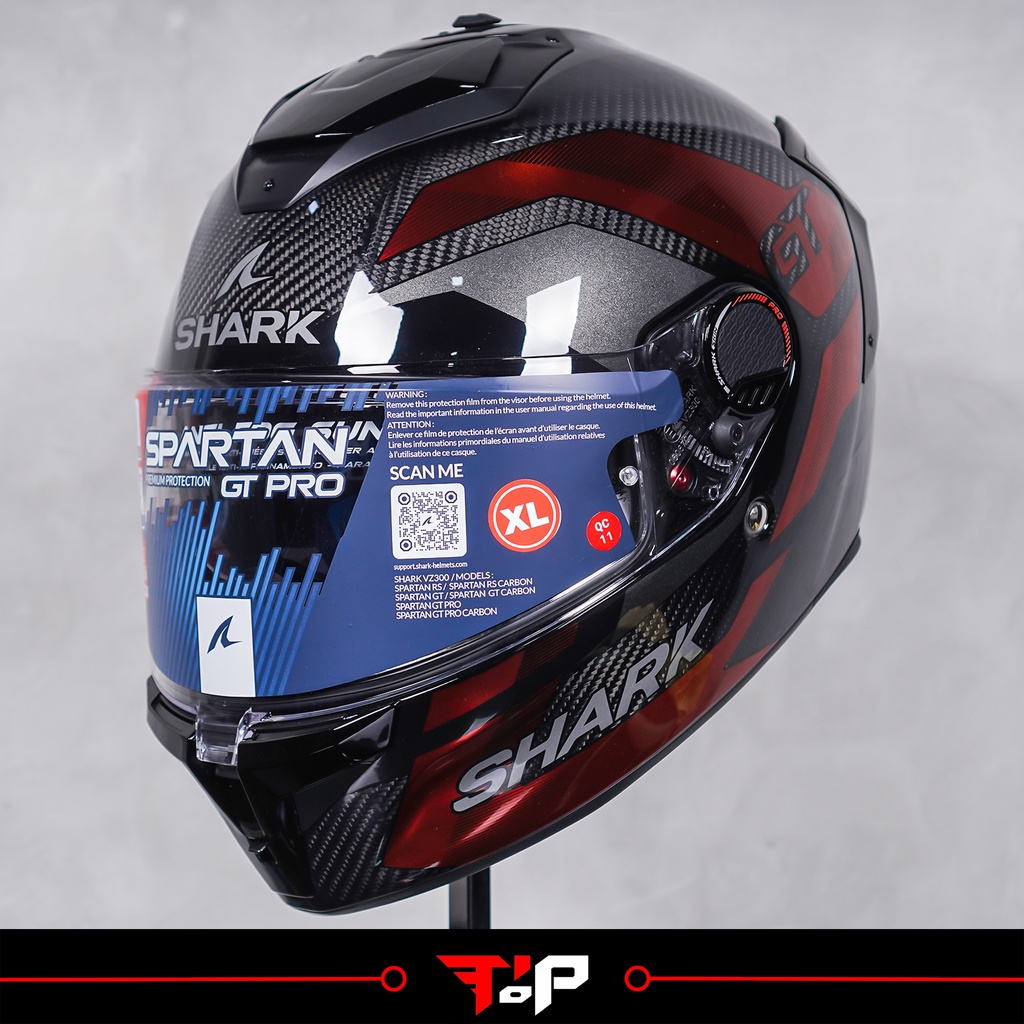 SHARK SPARTAN GT PRO CARBON RITMO DRU HELM FULL FACE
