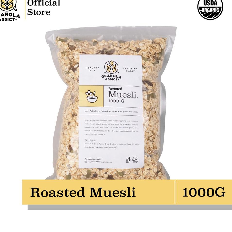 

✰ Granola Addict - Roasted Muesli Fruit & Seed 1KG ❊
