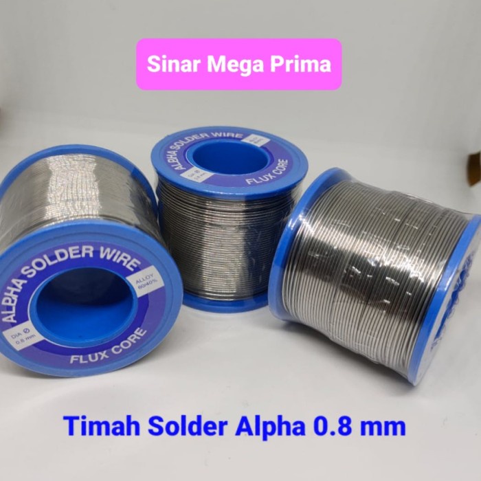 Timah Solder Timah Solder Alpha 0.8 Mm