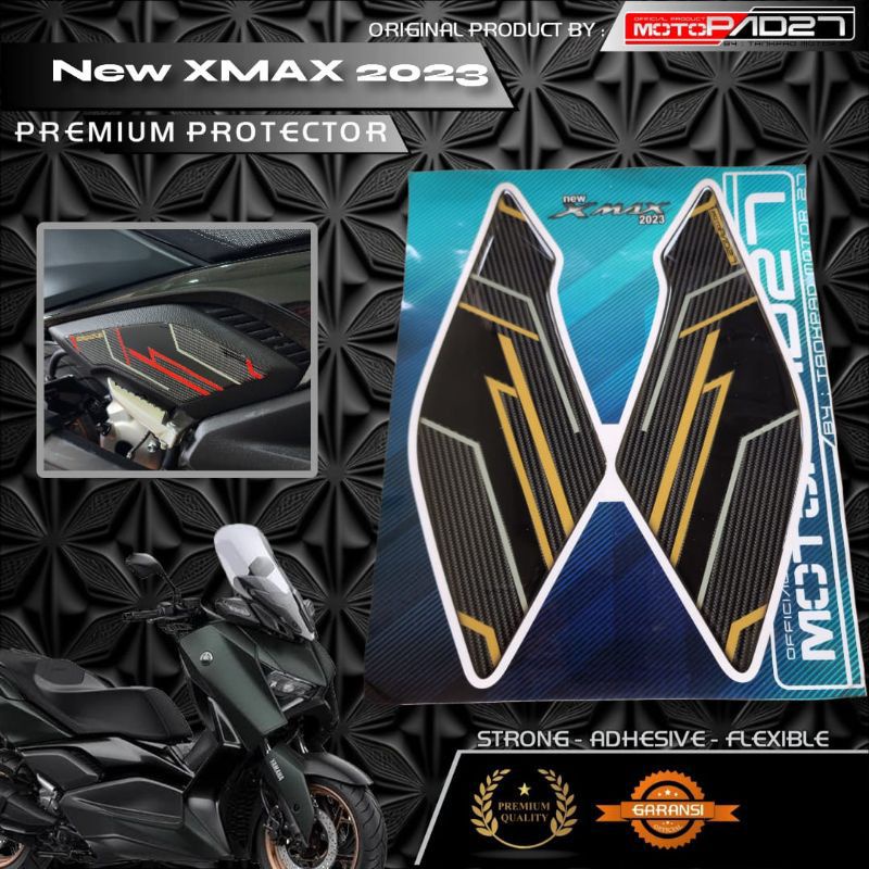 Stiker Resin Footstep Yamaha Xmax New Sticker Timbul Premium Cover Pijakan Kaki Yamaha Xmax New 2023