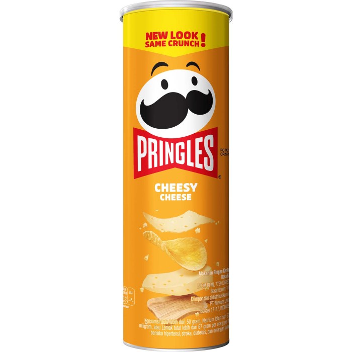 

Terlaris ✨ -[BUNDLE 3pcs] Pringles Cheesy Cheese Keripik 107gr- 2.2.23