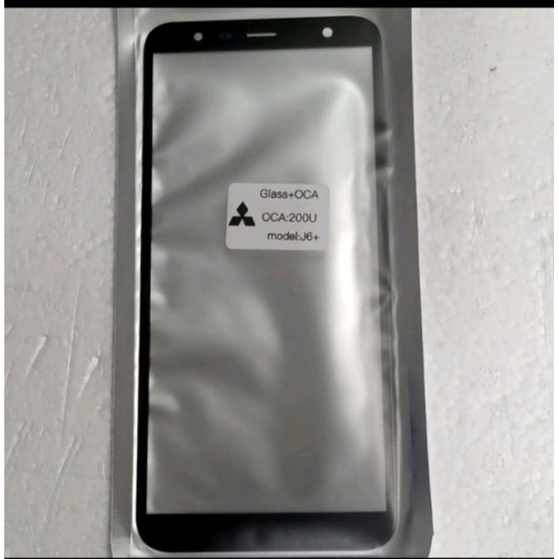 KACA LCD+LEM OCA KERING SAMSUNG J6 PLUS 2018 / J610 / J4 PLUS / J415 / J6 PRIME HITAM