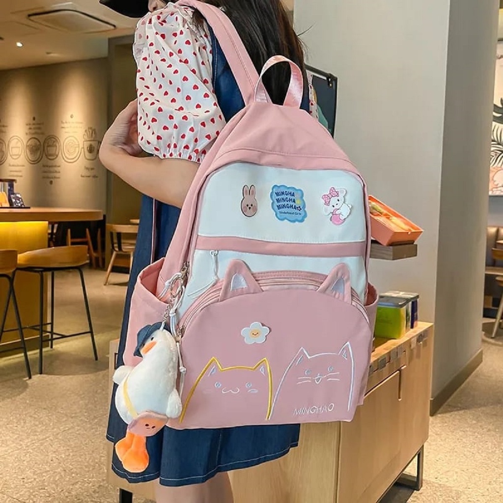 MORMON - I24 RANSEL MINGHAO - Tas Ransel Wanita Tas Ransel Anak Sekolah Morymony