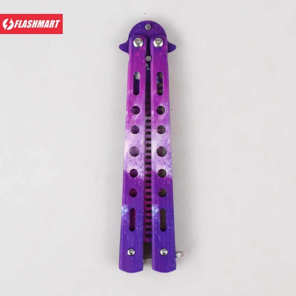 Flashmart Sisir Besi Butterfly Balisong Training Knife CS GO - YS-7319