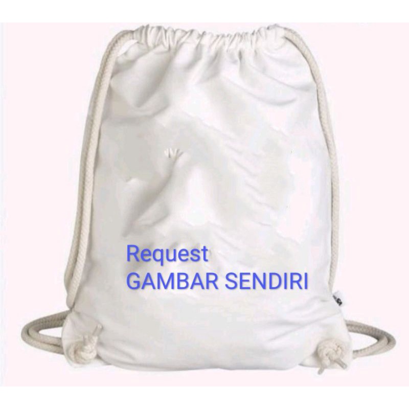 ASP-Tas Srut atau String Bag  Toy Story ( BISA Request GAMBAR)-Srut Costom