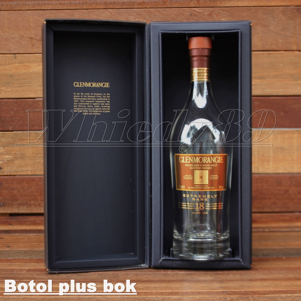 Botol bekas miras glenmorangie limited  botol pajangan