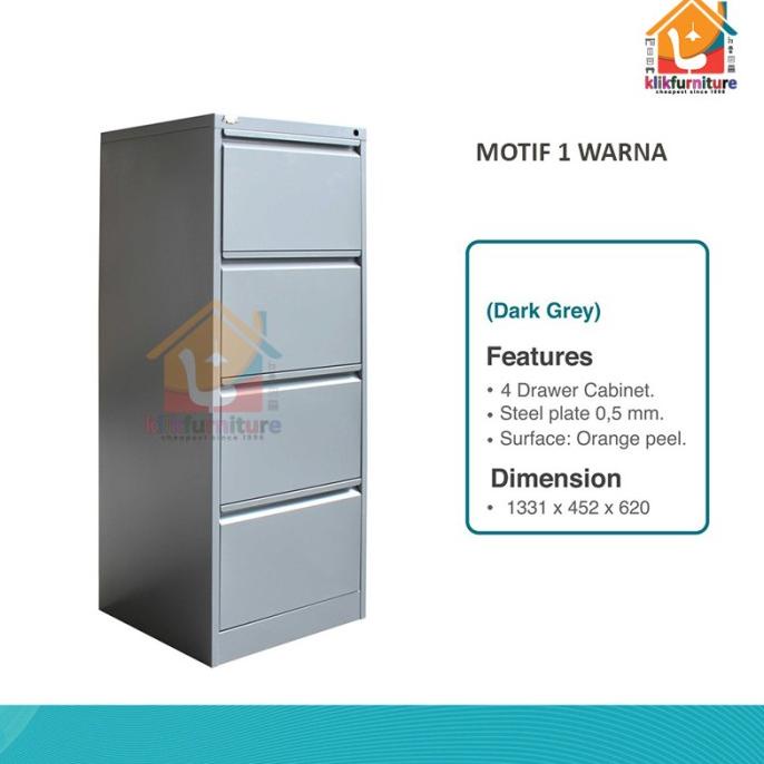 

Terbaru !!! Filling Cabinet Besi 4 Laci / 4 Susun Akd4