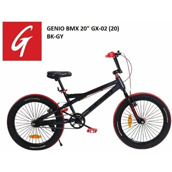 Sepeda Anak BMX 20 inch Genio GX02 Ban Jumbo List Warna.