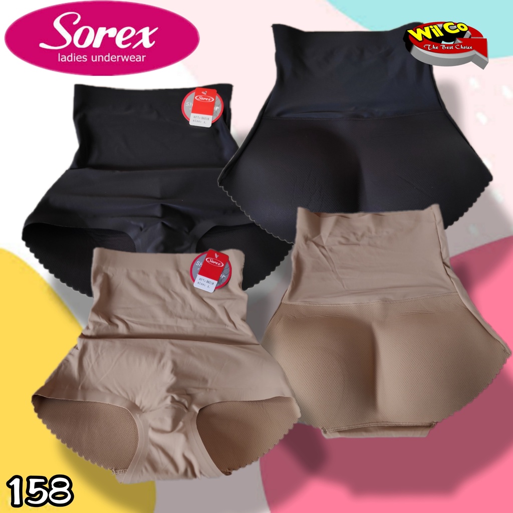 K158 - (Harga Per 1Pcs) KORSET CELANA BUSA WANITA SHAPEWARE PEMBENTUK BODY SEXY SOREX SIZE S - XL