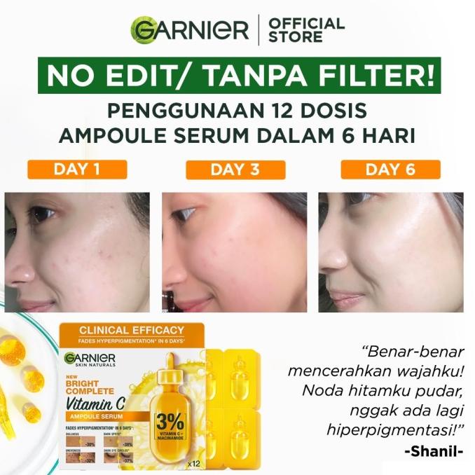 Terbaru Garnier Bright Complete Ampoule Vitamin C Hiperpigmentasi Serum Murah