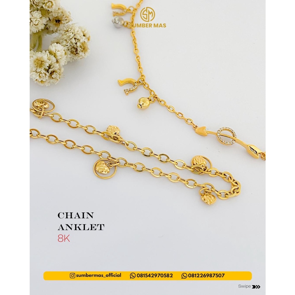 CHAIN ANKLET 8K - SUMBER MAS