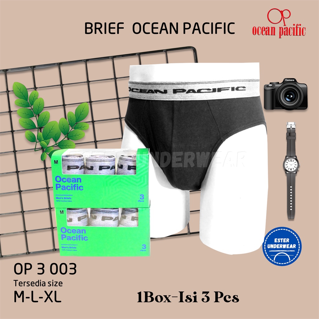 Celana Dalam OCEAN PACIFIC OP 003 ISI 3PCS