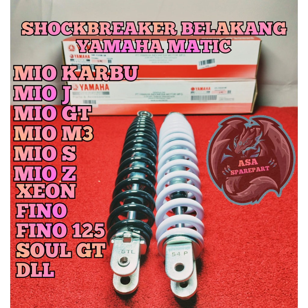 Shock Breaker Belakang 54p 5tl Motor Yamaha Mio Sporty Smile Soul Karbu J Gt M3 Z ,Mio Soul Gt 115/1