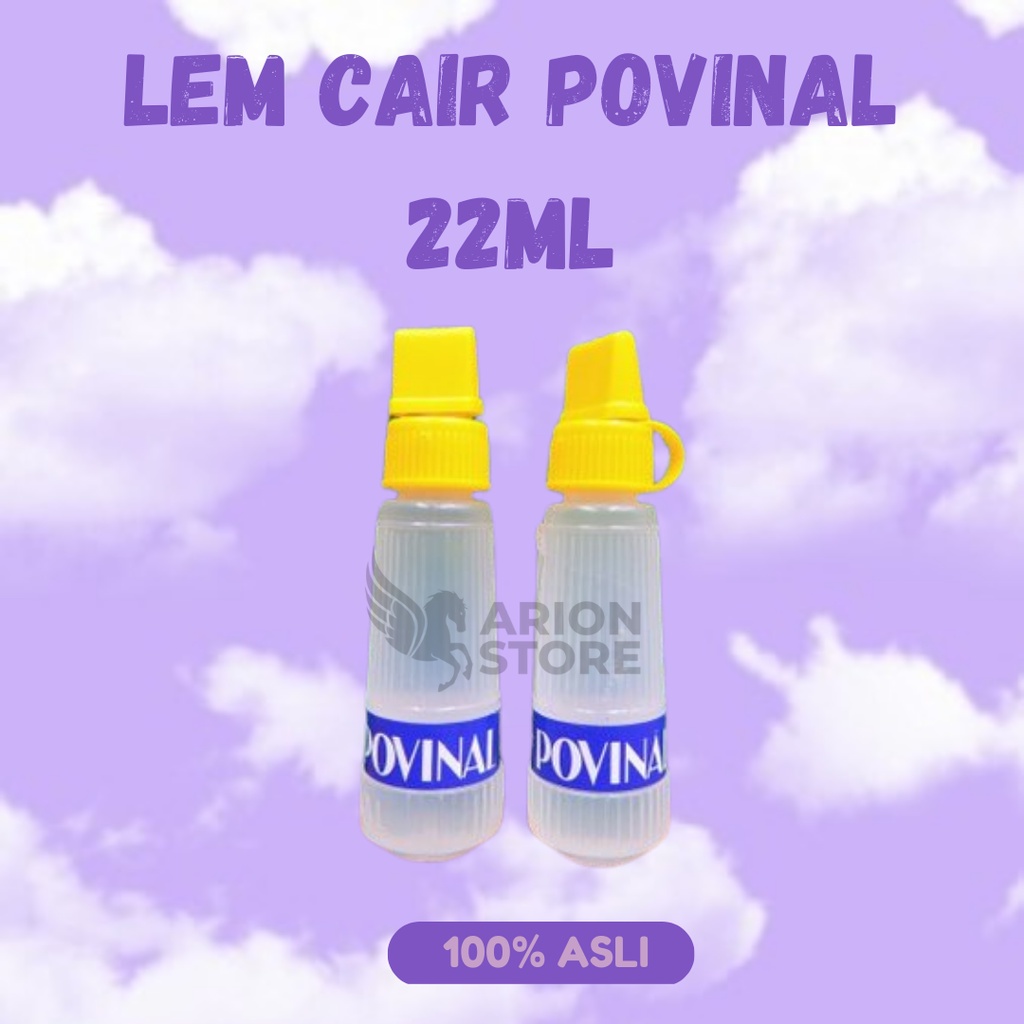 

[ARION STORE] Lem Cair Povinal Kecil (22ml) / Lem Kertas Povinal / Lem Povinal [PCS]