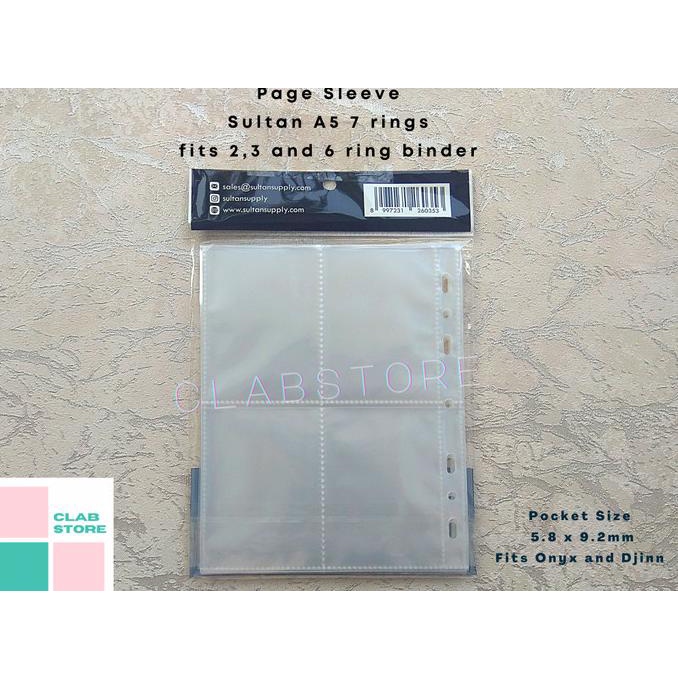 

Terbaru !!! Sultan A5 4P 8P Page Binder 4 Pocket Ring Album Kpop Sleeve Binder