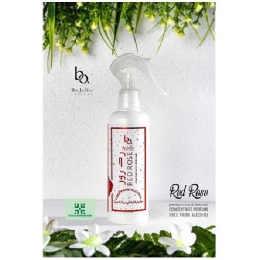 Parfum pewangi ruangan bo jaffar 250 ml, Aroma Red Rose