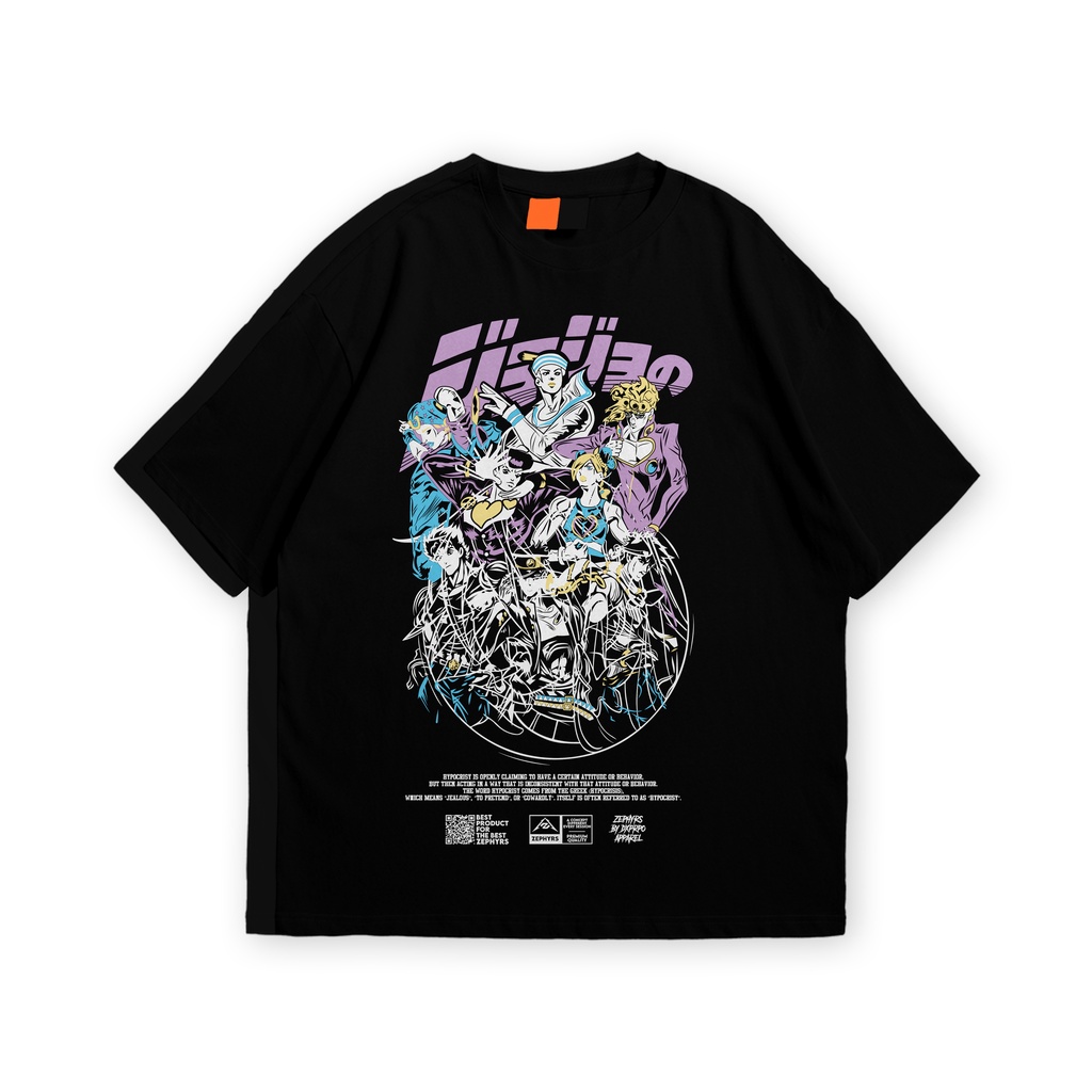 BAJU KAOS ANIME JOJO'S BIZARRE DROP 01 MC