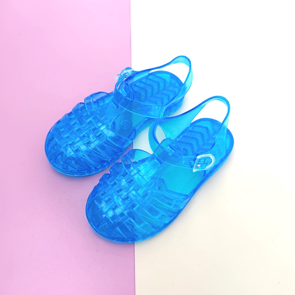 [ PART.2 ] Sandal Jelly Glitter Hollow Shoes Ukuran ANAK Import