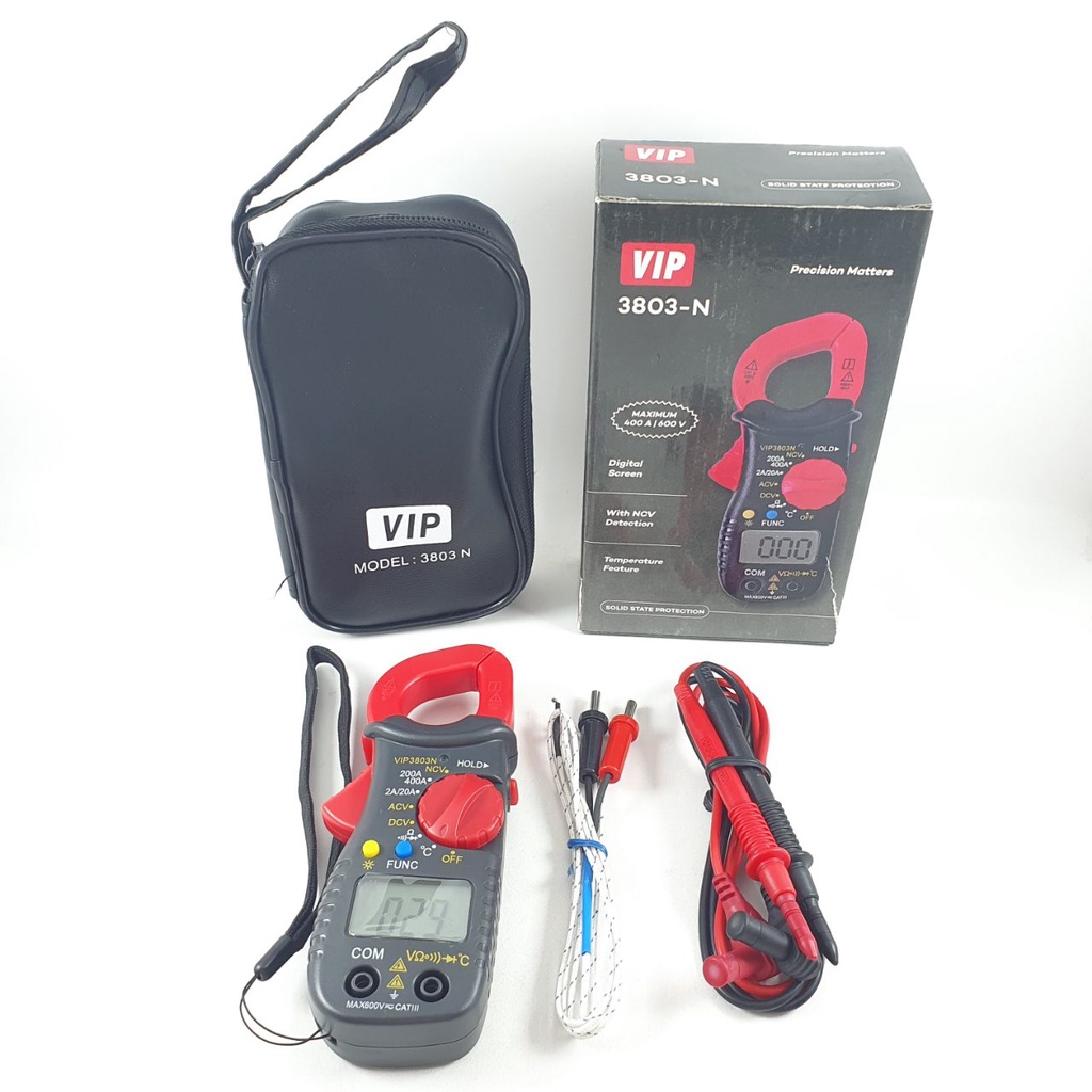 Tang Ampere Digital VIP 3803N Clamp Meter VIP 3803-N NCV