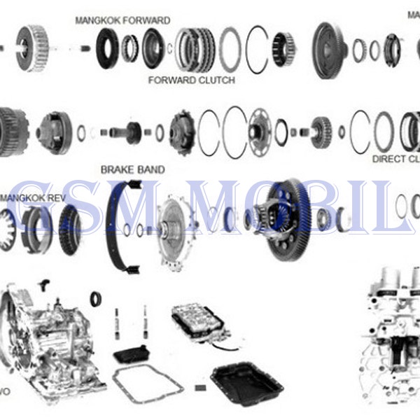 Kampas Kopling Matic Ford 4F27E Mazda FN4AEL Reverse FN01195J0 - 7535