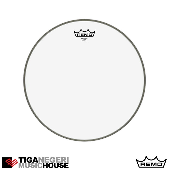 Terlaris Remo Drumheads Be 0312 Emp Trans Emperor Clear 12 Inch