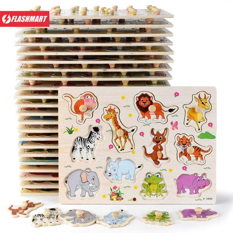 Flashmart Mainan Anak Hand Grab Puzzle Board Children Toy - 3012