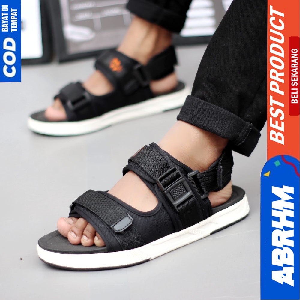 ABRHM Sandal Slide Pria Sandal Slop Pria Sendal Selop Gunung Keren Kekinian